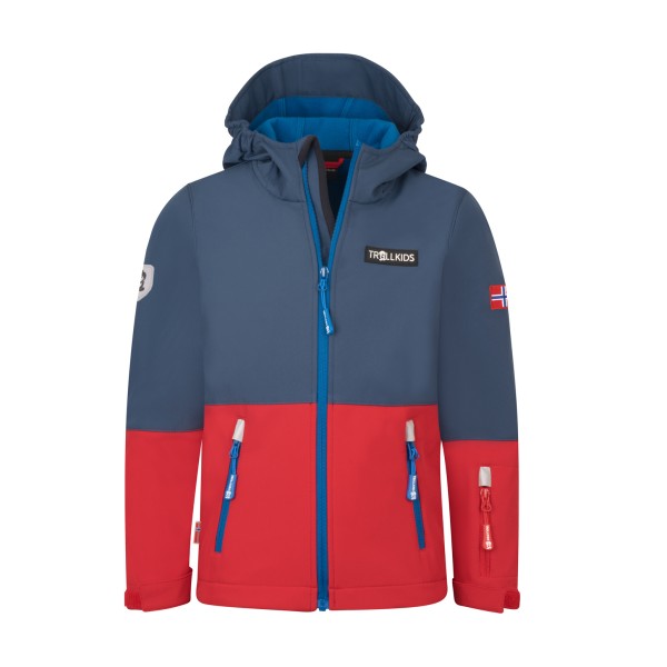 Trollkids - Kid's Skjorta Jacket - Softshelljacke Gr 140 blau Trollkids - Kid's Skjorta Jacket - Softshelljacke Gr 140 blau von Trollkids