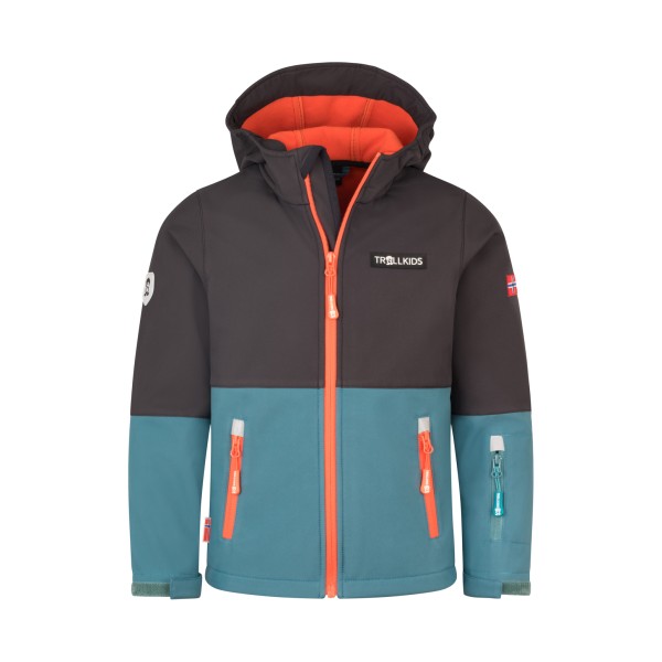 Trollkids - Kid's Skjorta Jacket - Softshelljacke Gr 140 grau Trollkids - Kid's Skjorta Jacket - Softshelljacke Gr 140 grau von Trollkids