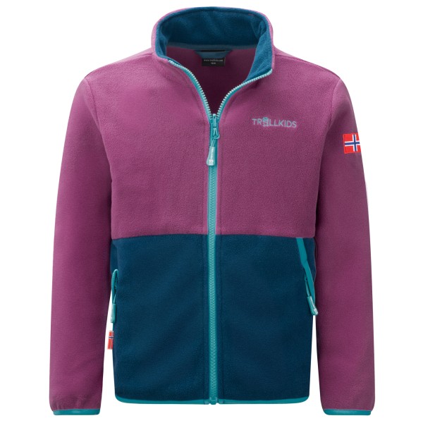 Trollkids - Kid's Storfjord Jacket - Fleecejacke Gr 140 lila von Trollkids