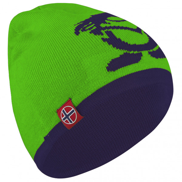 Trollkids - Kid's Troll Beanie - Mütze Gr 48-52 cm - 2-5 Years grün/blau von Trollkids