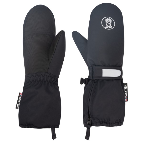 Trollkids - Kid's Troll Mitten XT - Handschuhe Gr 3 - 2-3 Years schwarz/grau von Trollkids