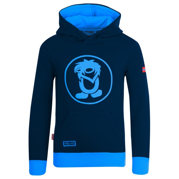 Trollkids - Kid's Troll Sweater - Hoodie Gr 104 blau von Trollkids