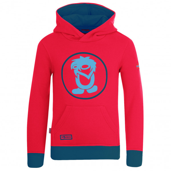 Trollkids - Kid's Troll Sweater - Hoodie Gr 110 rot von Trollkids