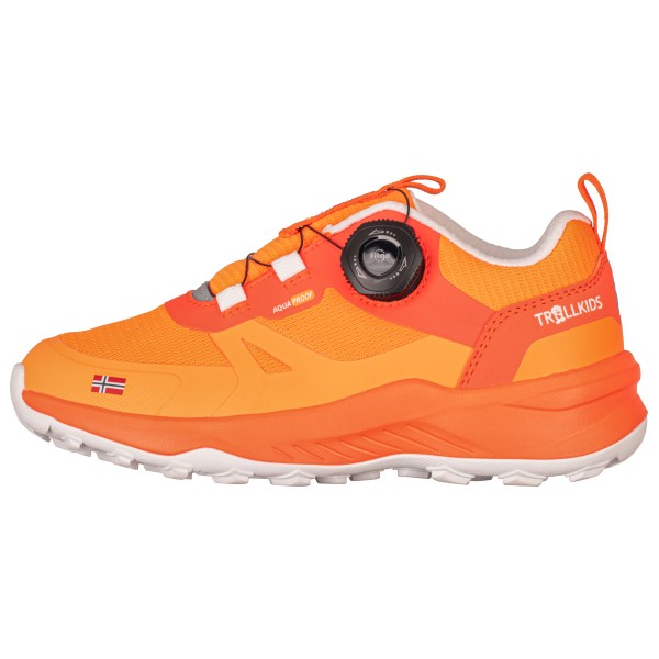 Trollkids - Kid's Trollfjord Hiker Low XT - Multisportschuhe Gr 33 orange von Trollkids