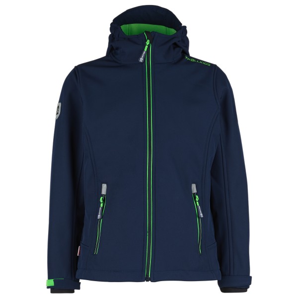 Trollkids - Kid's Trollfjord Jacket - Softshelljacke Gr 140 blau von Trollkids