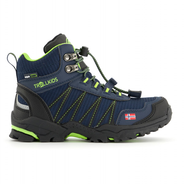 Trollkids - Kid's Trolltunga Hiker Mid - Wanderschuhe Gr 38 blau von Trollkids