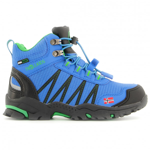 Trollkids - Kid's Trolltunga Hiker Mid - Wanderschuhe Gr 40 blau von Trollkids