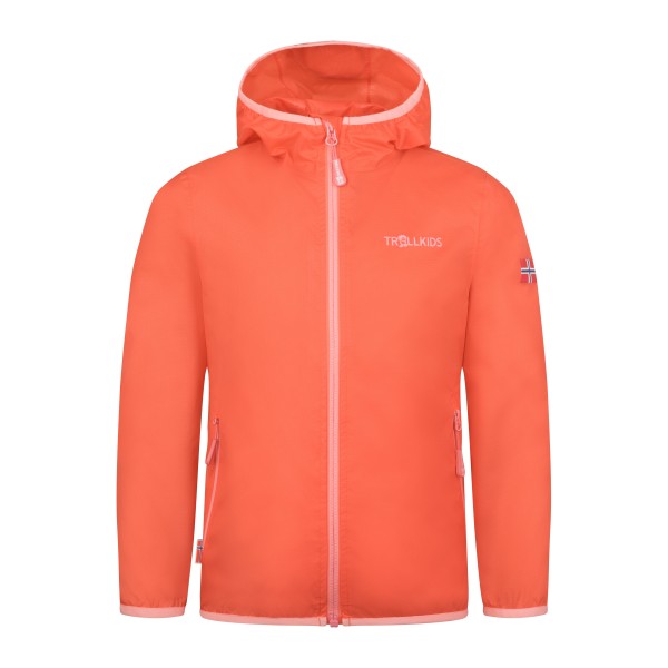 Trollkids - Kid's Trolltunga Jacket - Regenjacke Gr 176 rot von Trollkids