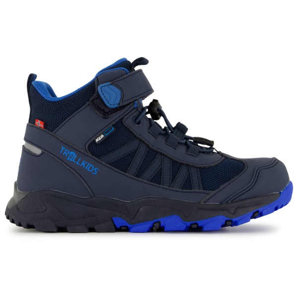 Trollkids - Kid's Tronfjell Hiker Mid - Wanderschuhe Gr 34 blau von Trollkids