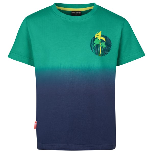 Trollkids - Kid's Yttersand Beach T - T-Shirt Gr 104 blau/türkis Trollkids - Kid's Yttersand Beach T - T-Shirt Gr 104 blau/türkis von Trollkids