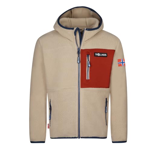 Trollkids Kids Aurlandsfjord Jacket 98, Desert von Trollkids