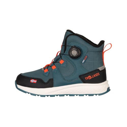 Trollkids Kids Bergen Winter Mid Cut 29, stormy blue von Trollkids