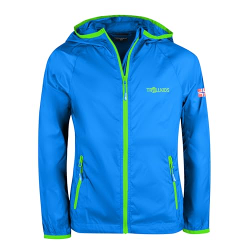 Trollkids Kids Fjell Running Jacket 116, medium Blue von Trollkids
