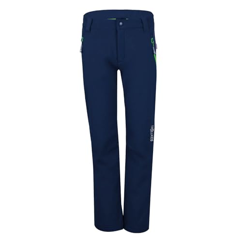 Trollkids Kids Fjell Softshell Pant 122, Navy von Trollkids