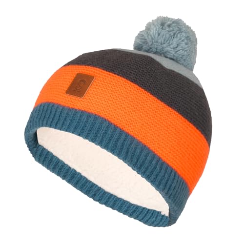 Trollkids Kids Gryllefjord Bobble Cap 54, Stormy Blue von Trollkids