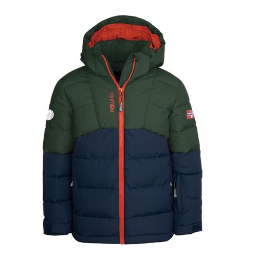 Trollkids Kids Gryllefjord Jacket 140, Forest Green von Trollkids