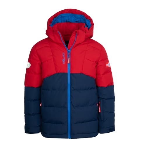 Trollkids Kids Gryllefjord Jacket 152, Bright red von Trollkids