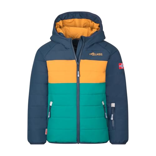 Trollkids Kids Hafjell Snow Jacket PRO 152, Dark Cyan von Trollkids