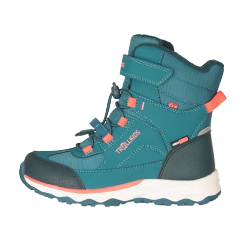 Trollkids Kids Hafjell Winter Boots XT 35, dusty teal von Trollkids
