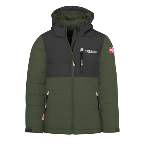 Trollkids Kids Hemsedal Snow Jacket XT 104, ivy von Trollkids