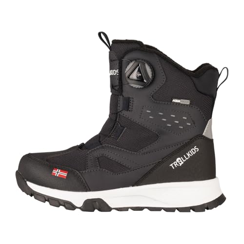 Trollkids Kids Kirkenes Winter Boots 35, black von Trollkids