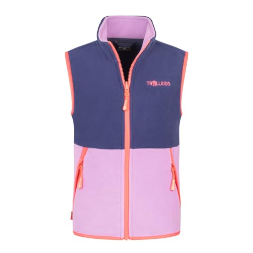 Trollkids Kids Kjerag Vest 110, deep violet von Trollkids