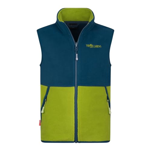 Trollkids Kids Kjerag Vest 152, pear green von Trollkids