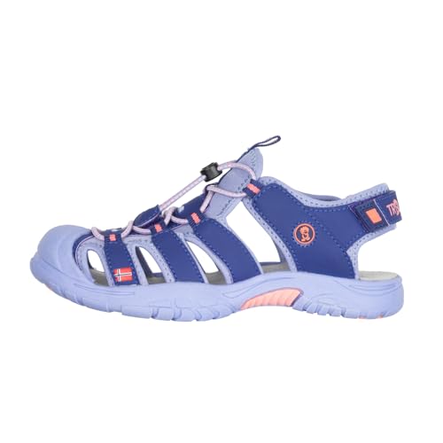 Trollkids Kids Kvalvika Sandal 37, dark purple Trollkids Kids Kvalvika Sandal 37, dark purple von Trollkids