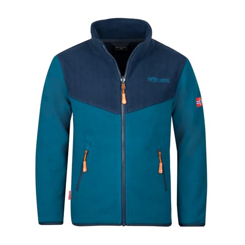 Trollkids Kids Oppdal Jacket XT 152, deep Lagoon von Trollkids