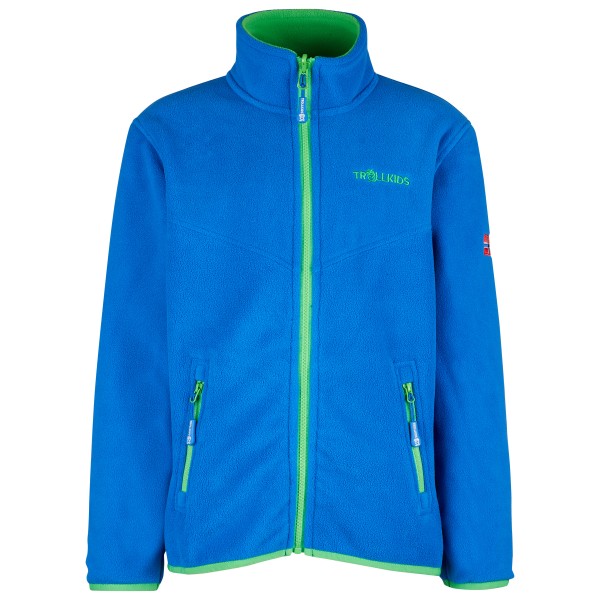 Trollkids - Kids Oppdal Jacket XT - Fleecejacke Gr 104 blau von Trollkids