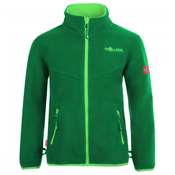 Trollkids - Kids Oppdal Jacket XT - Fleecejacke Gr 104 grün von Trollkids