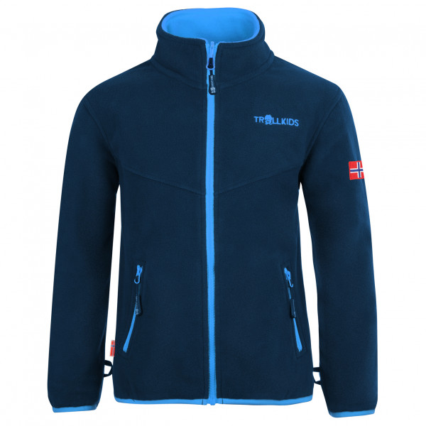 Trollkids - Kids Oppdal Jacket XT - Fleecejacke Gr 116 blau von Trollkids