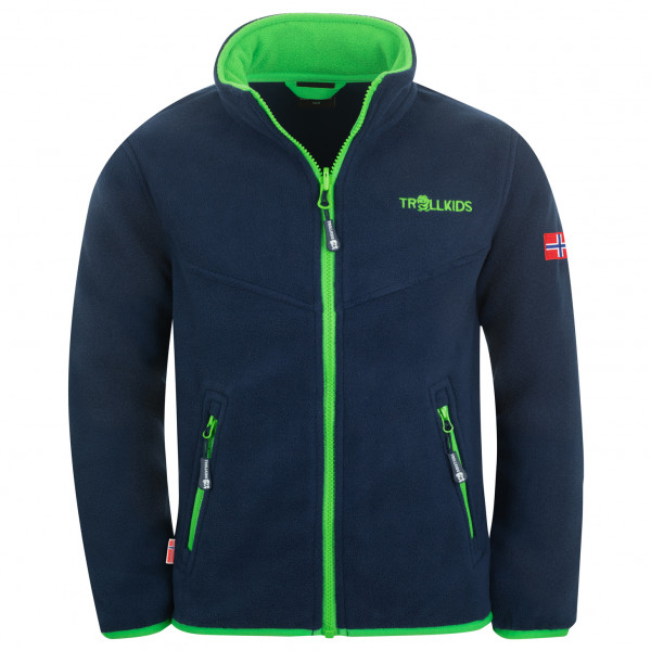 Trollkids - Kids Oppdal Jacket XT - Fleecejacke Gr 164 blau von Trollkids