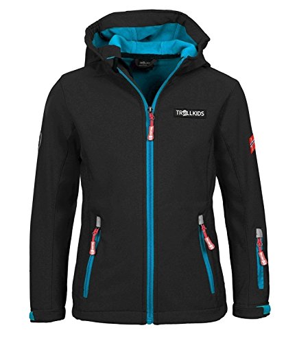 Trollkids Kids Oslofjord Jacket 128, Anthracite von Trollkids