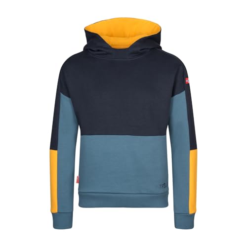 Trollkids Kids Rondane Sweater 164, Black/Steel Blue Trollkids Kids Rondane Sweater 164, Black/Steel Blue von Trollkids