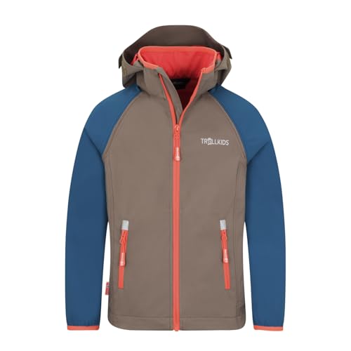 Trollkids Kids Rondane Zip Off Jacket XT 152, Mocca Brown von Trollkids