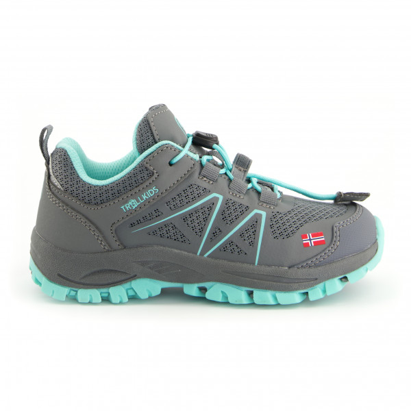 Trollkids - Kids Sandefjord Hiker Low - Multisportschuhe Gr 31 grau von Trollkids