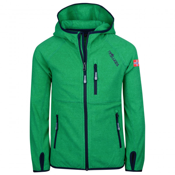 Trollkids - Kids Sandefjord Jacket - Fleecejacke Gr 104 grün von Trollkids