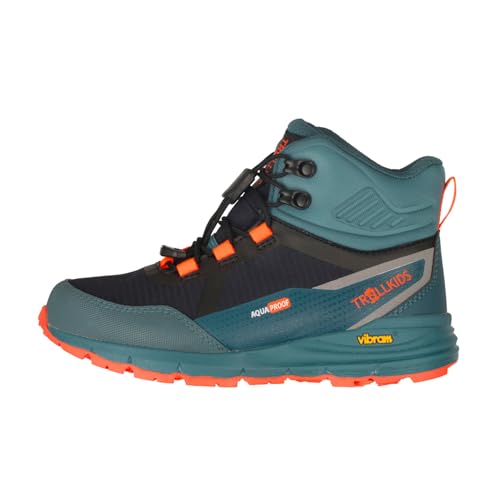 Trollkids Kids Skarvan Hiker Mid XT 29, Stormy Blue von Trollkids