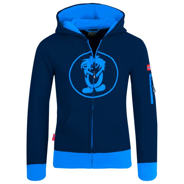 Trollkids - Kids Sortland Jacket - Hoodie Gr 104 blau von Trollkids