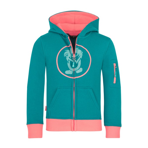 Trollkids - Kids Sortland Jacket - Hoodie Gr 104 türkis von Trollkids
