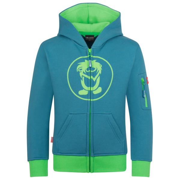 Trollkids - Kids Sortland Jacket - Hoodie Gr 92 türkis von Trollkids