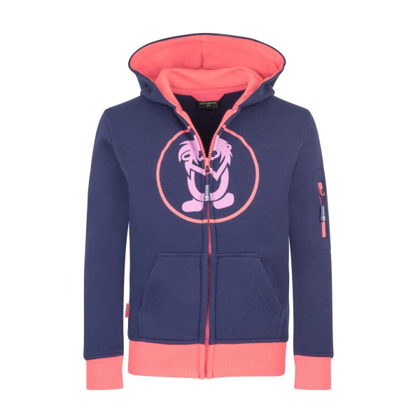 Trollkids - Kids Sortland Jacket - Hoodie Gr 98 blau von Trollkids
