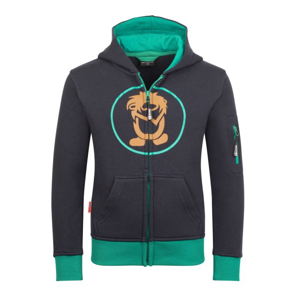 Trollkids - Kids Sortland Jacket - Hoodie Gr 98 grau von Trollkids