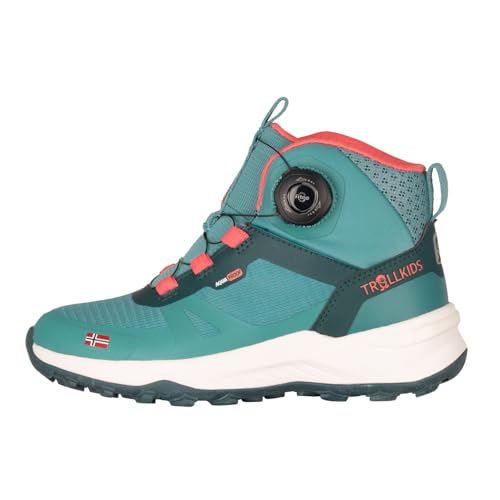 Trollkids Kids Trollfjord Hiker Mid XT 29, Dusty Teal von Trollkids