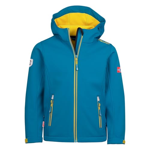Trollkids Kids Trollfjord Jacket 176, Atlantic Blue von Trollkids