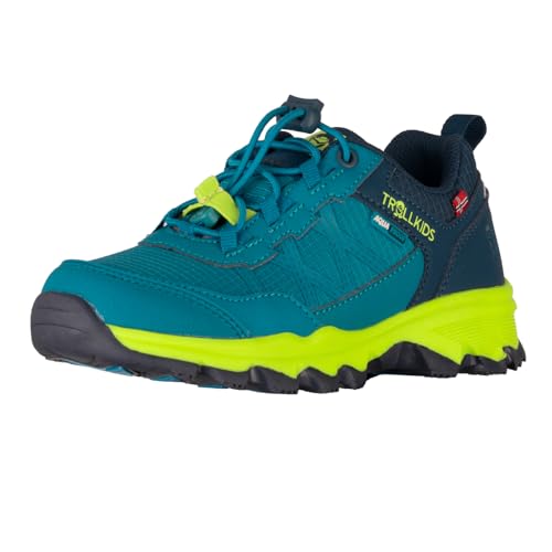 Trollkids Kids Trolltunga Hiker Low XT 40, Harbor Blue von Trollkids
