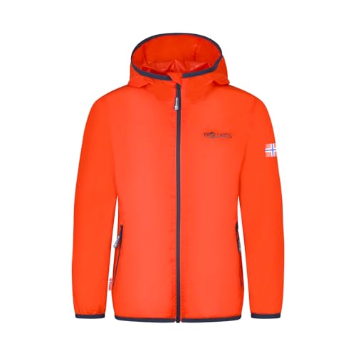 Trollkids Kids Trolltunga Jacket 152, Flame orange von Trollkids