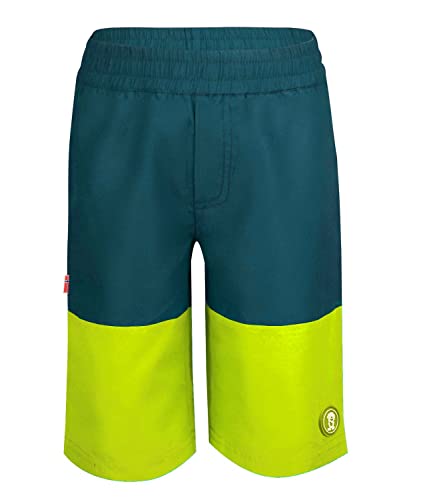 Trollkids Kinder Badeshorts Kroksand, Petrolblau/Grün, Größe 176 von Trollkids