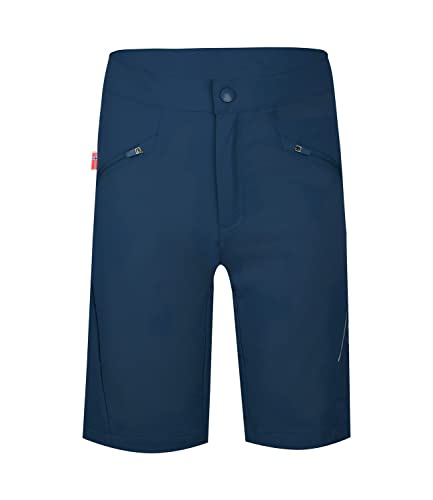 Trollkids Kinder Fahrradhose Skaland, Marineblau/Orange, Größe 110 von Trollkids